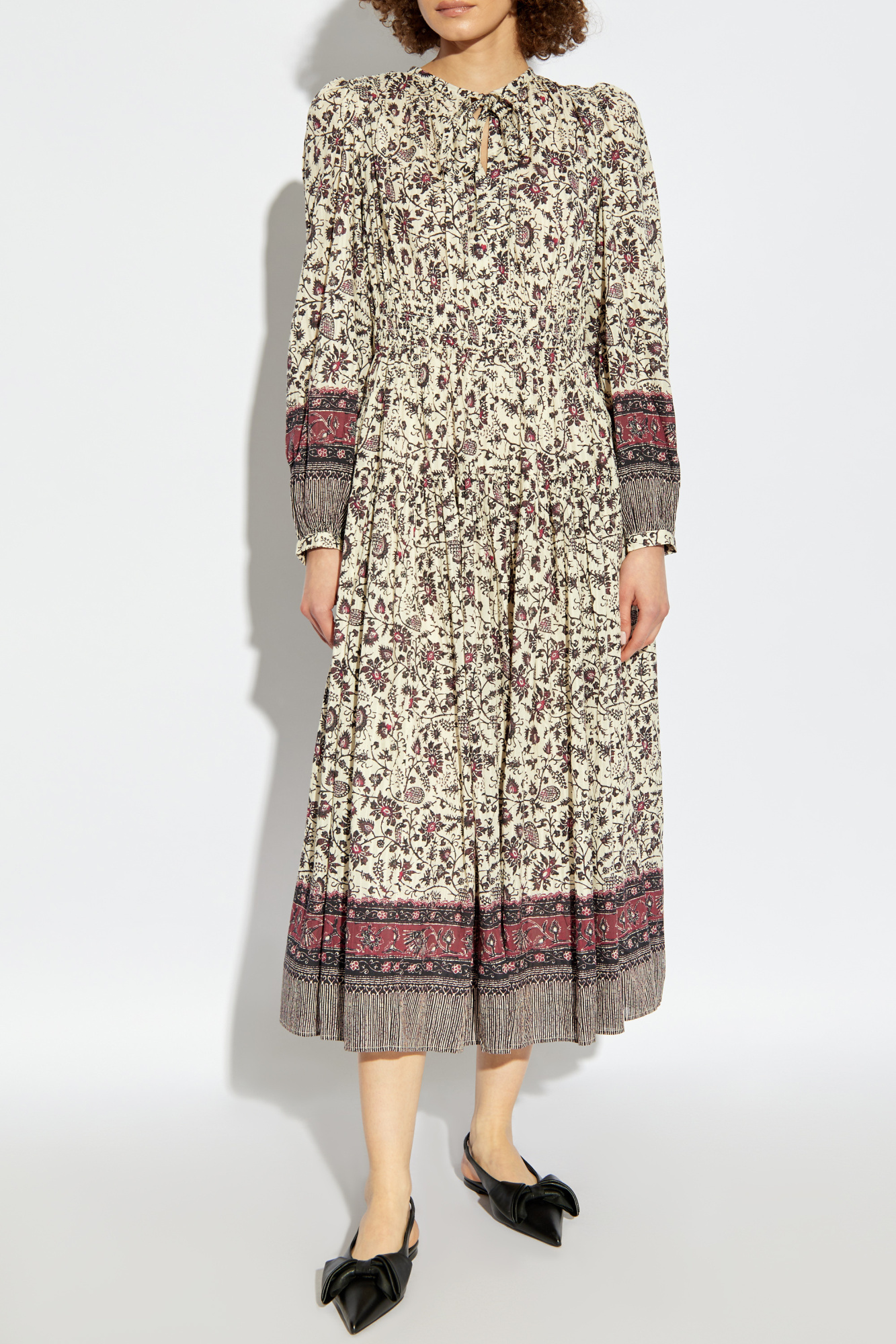 ULLA JOHNSON ブラック花柄ワンピースMA40 Ulla Johnson – Cameron Marks